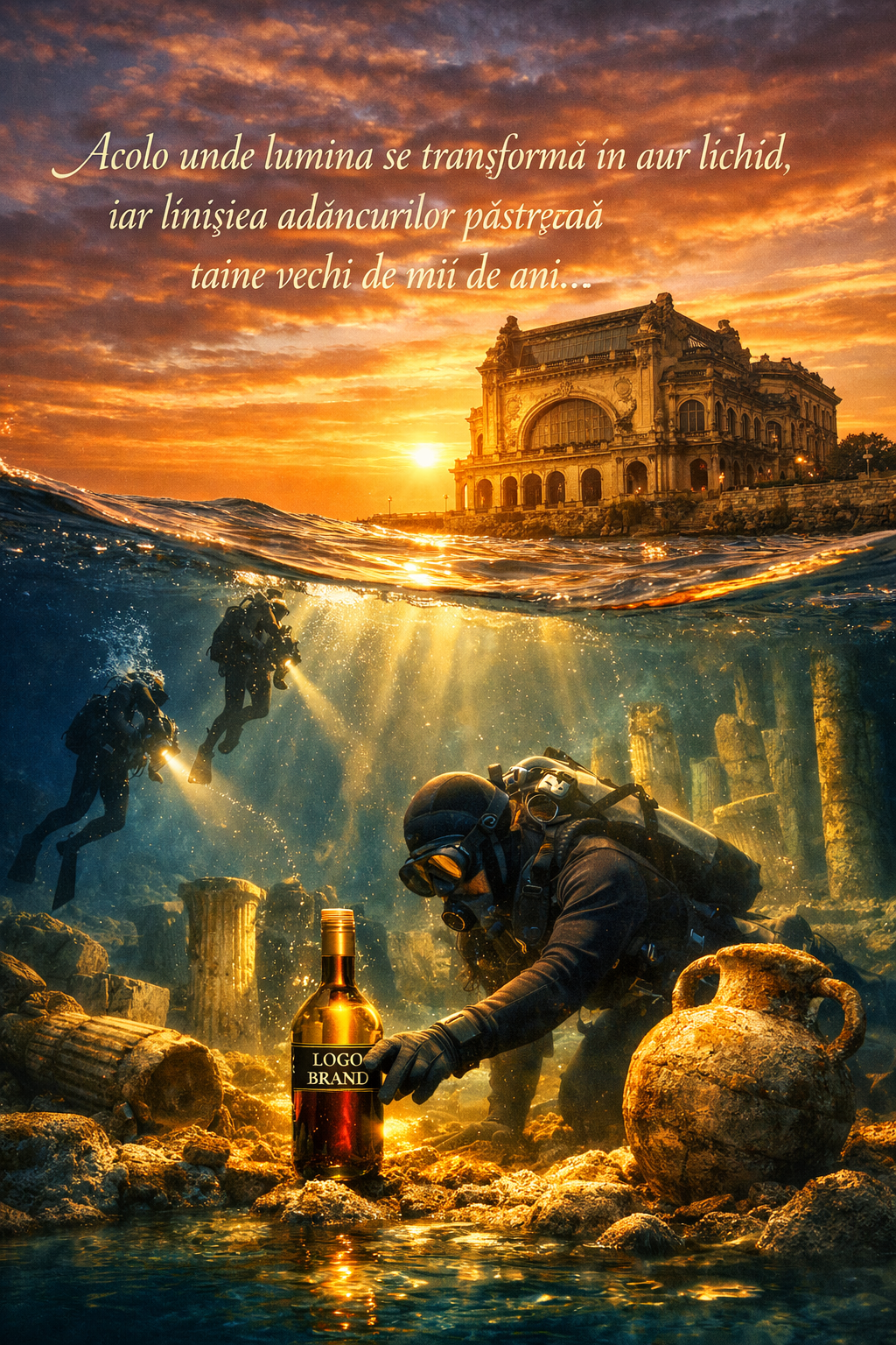 Pachet Premium – Vin Maturat Subacvatic | Casino Constanța