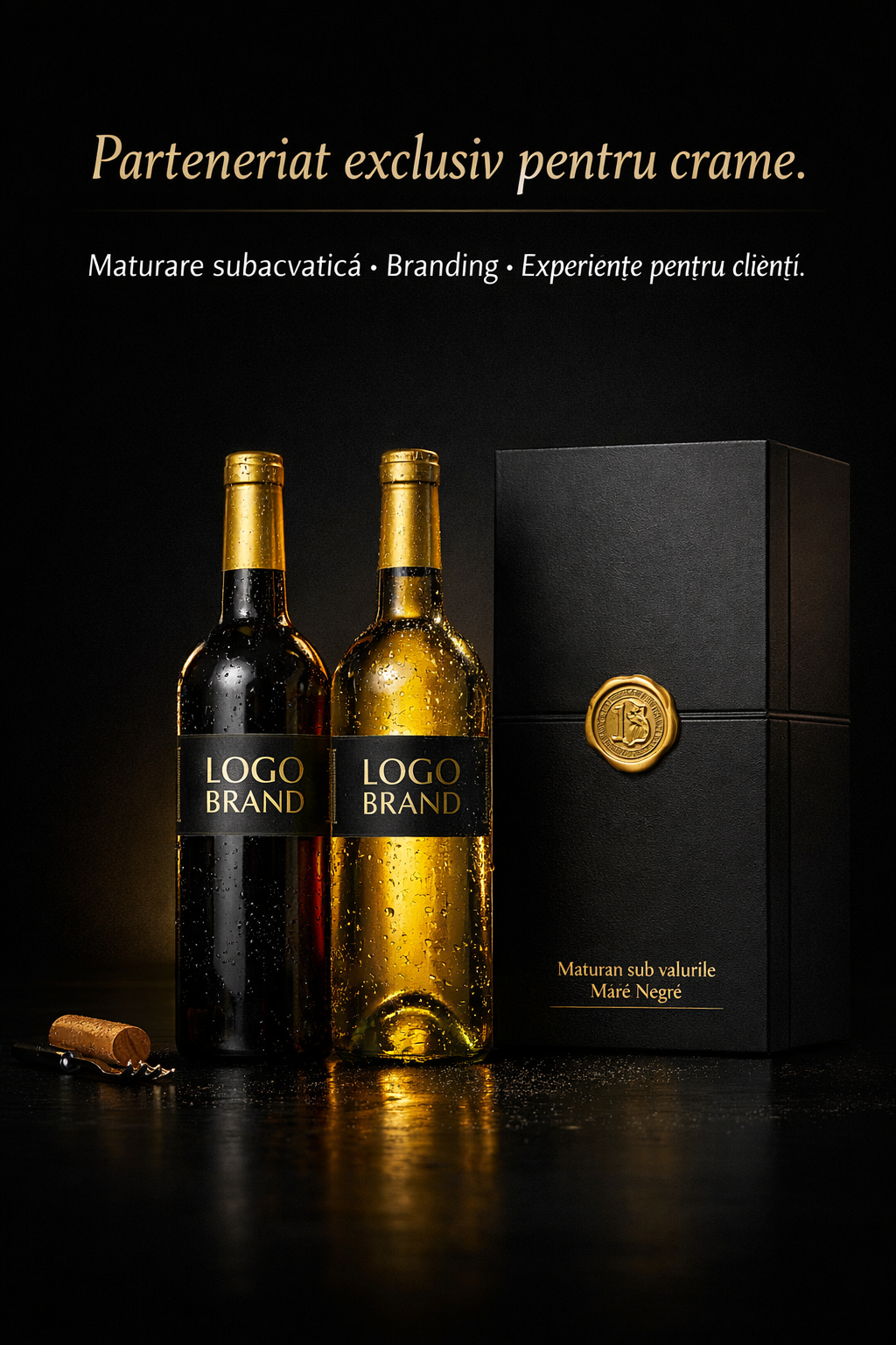 Pachet Premium – Vin Maturat Subacvatic | Casino Constanța