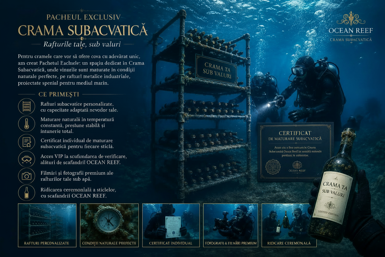 Crama Subacvatică Hero Banner